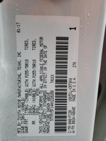 5TFRY5F14HX220208 Toyota Tundra Double Cab Sr/sr5