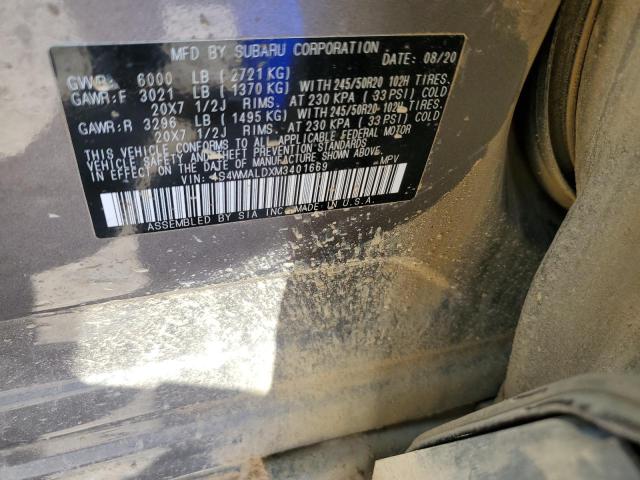 4S4WMALDXM3401669 Subaru Ascent Limited