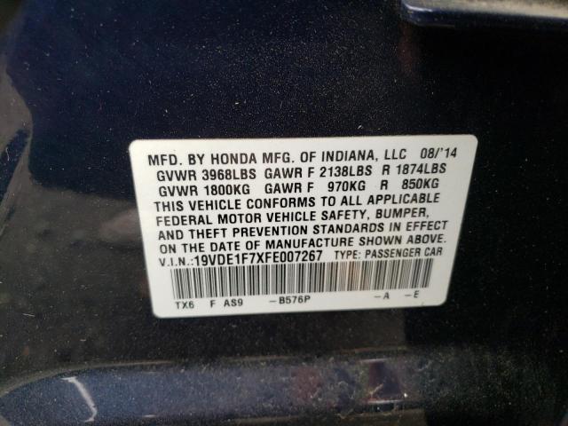 2015 ACURA ILX 20 TEC - 19VDE1F7XFE007267