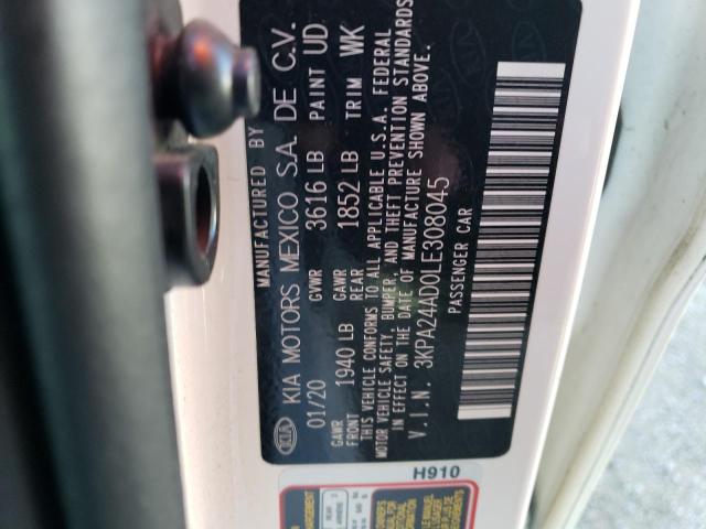 3KPA24AD0LE308045 KIA RIO LX