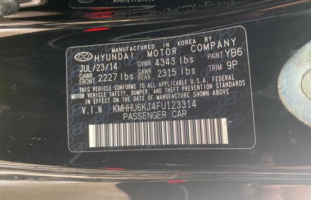 2015 HYUNDAI GENESIS CO - KMHHU6KJ4FU123314