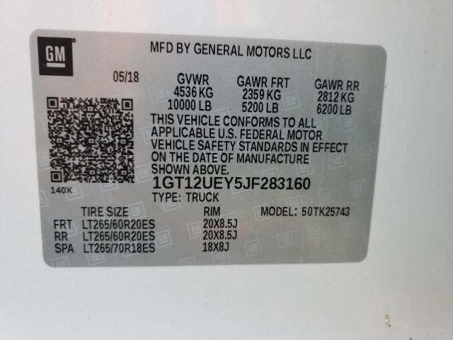 1GT12UEY5JF283160 GMC Sierra K2500 Denali