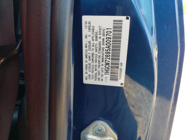 2005 Honda Accord Ex VIN: 1HGCM72695A009701 Lot: 49205223