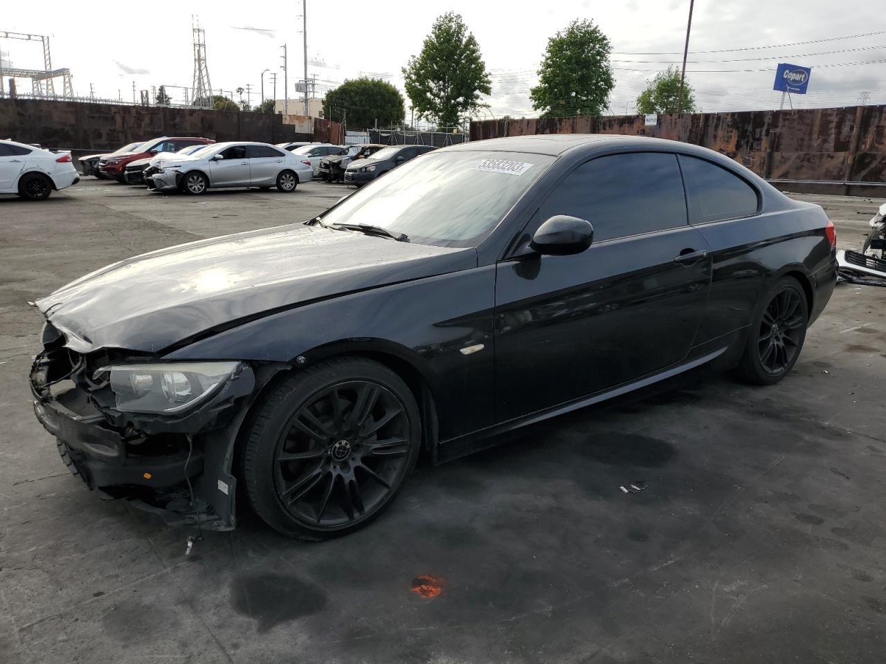 blacked out bmw 328i coupe