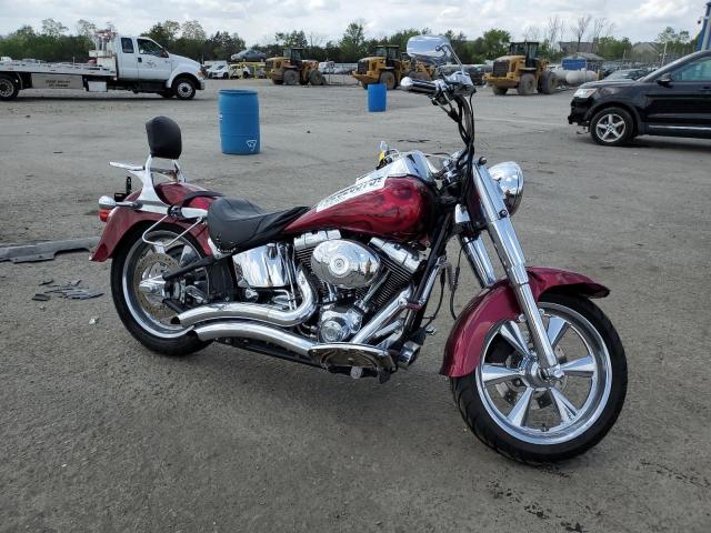 Salvage motorcycles for sale at Pennsburg, PA auction: 2003 Harley-Davidson Flstfi Anniversary