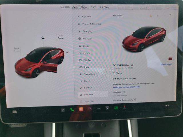 5YJ3E1EA9KF331444 Tesla MODEL 3