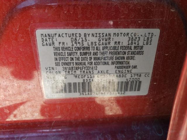 3N1AB7AP4FY331412 Nissan SENTRA S