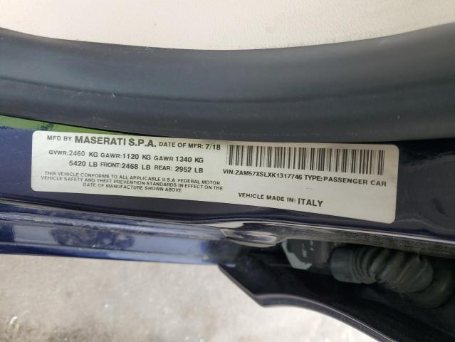 2019 MASERATI GHIBLI LUX - ZAM57XSLXK1317746