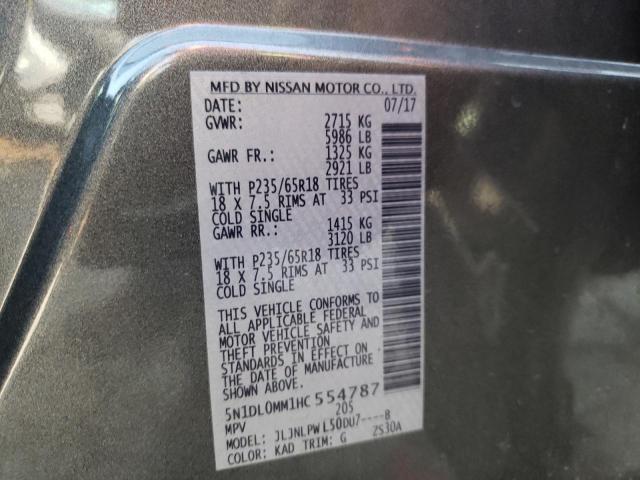 5N1DL0MM1HC554787 Infiniti QX60