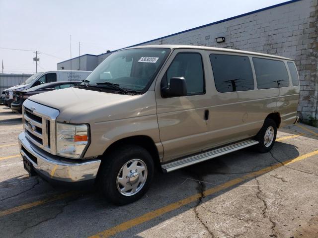 Salvage cars for sale from Copart Chicago Heights, IL: 2010 Ford Econoline E350 Super Duty Wagon