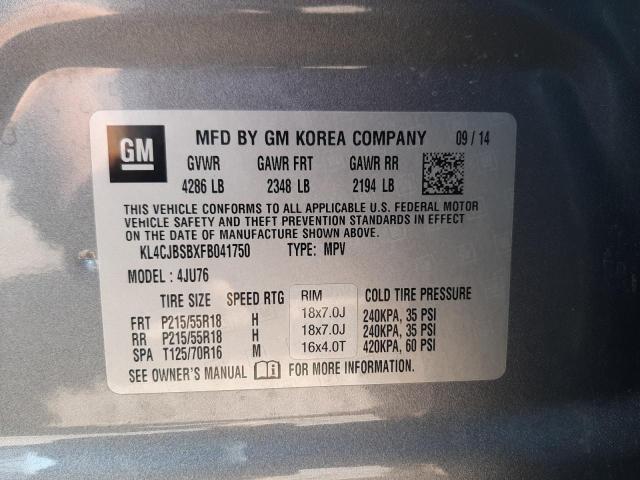 KL4CJBSBXFB041750 Buick Encore Convenience