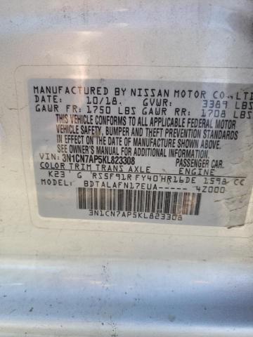 3N1CN7AP5KL823308 Nissan VERSA S