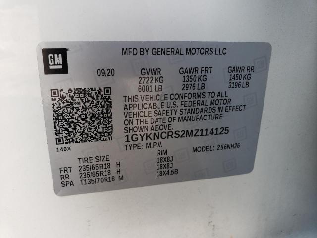 1GYKNCRS2MZ114125 Cadillac XT5 PREMIU 10