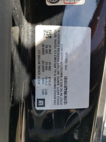 2018 CHEVROLET CAMARO ZL1 - 1G1FK1R64J0119181