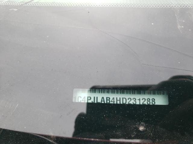 1C4PJLAB4HD231288 Jeep Cherokee Sport