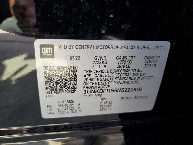 2022 CHEVROLET BLAZER PRE - 3GNKBFRS6NS221619