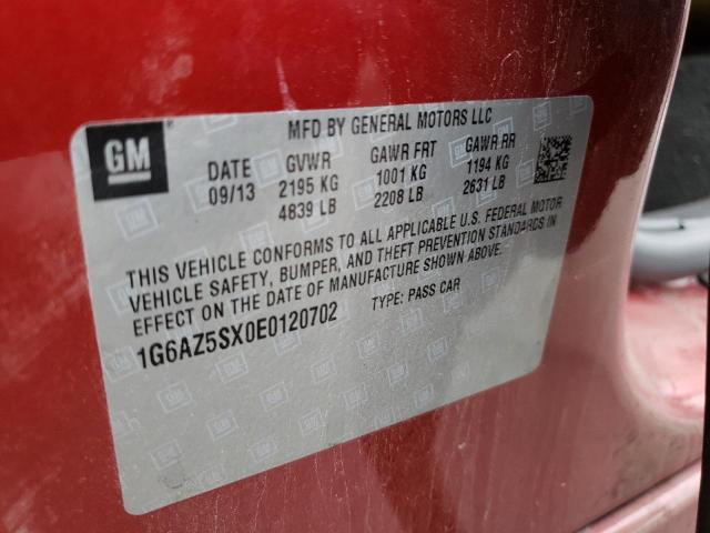 1G6AZ5SX0E0120702 Cadillac Cts Premium Collection