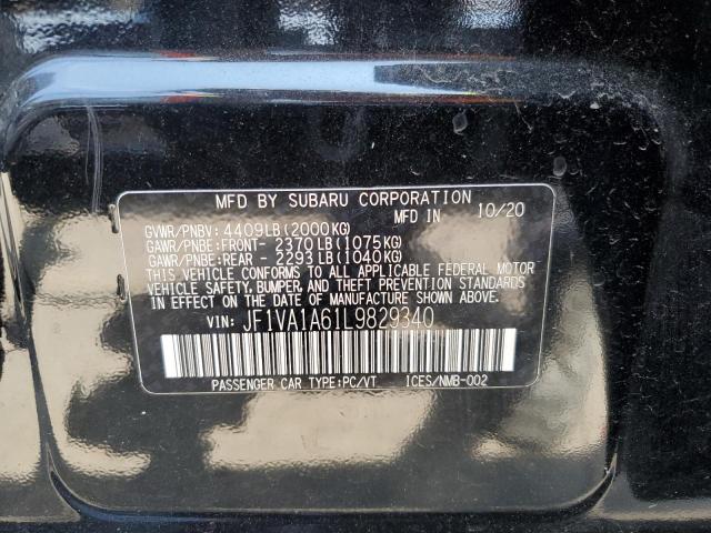 JF1VA1A61L9829340 Subaru WRX