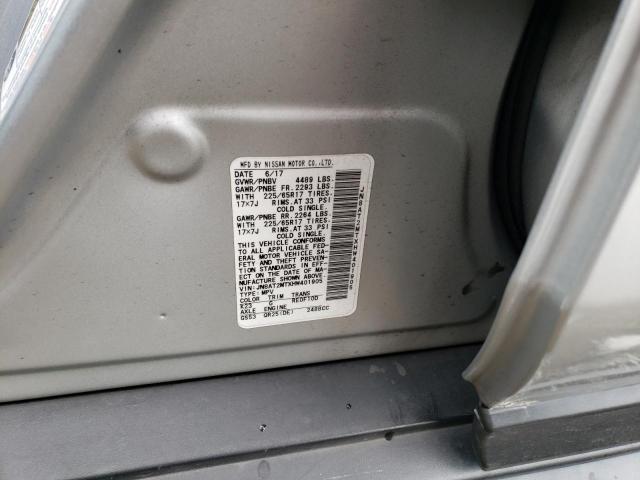 JN8AT2MTXHW401905 Nissan ROGUE S