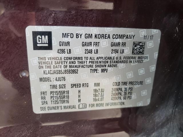 KL4CJASB5JB593952 Buick Encore Preferred
