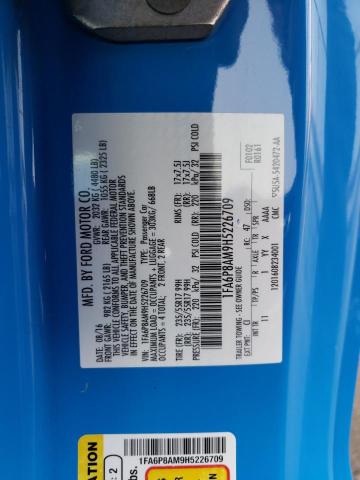 2017 FORD MUSTANG 2D 1FA6P8AM9H5226709