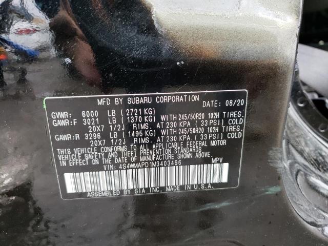 4S4WMAPD1M3403496 Subaru Ascent Limited