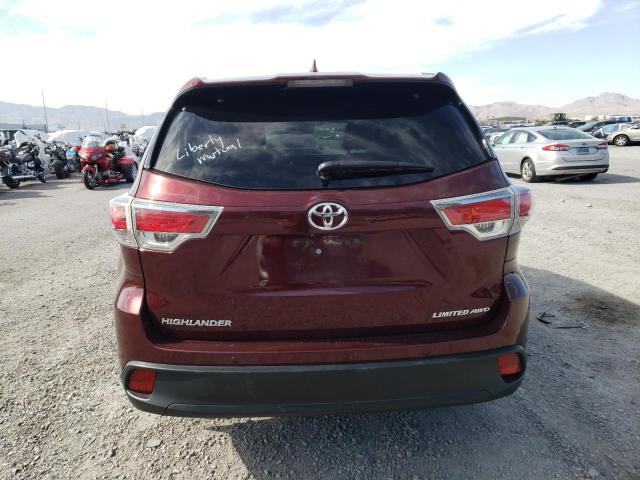 VIN 5TDDKRFH6ES068109 2014 Toyota Highlander, Limited no.6