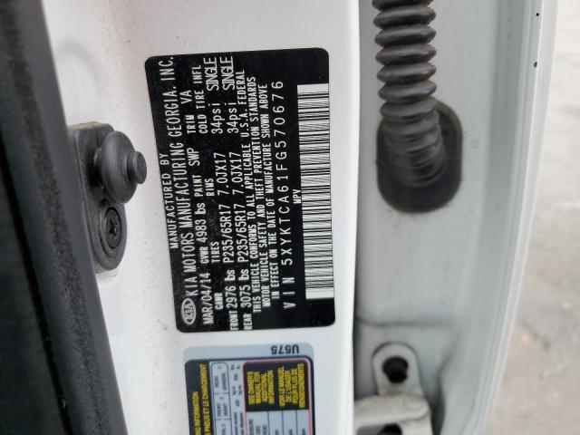 5XYKTCA61FG570676 KIA SORENTO LX