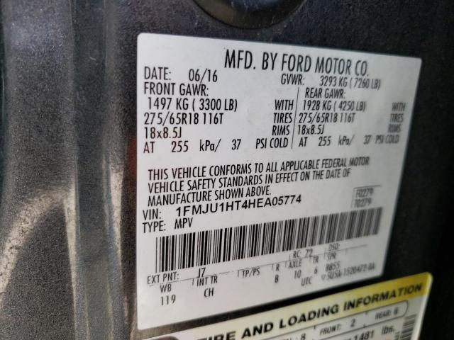 1FMJU1HT4HEA05774 Ford Expedition Xlt