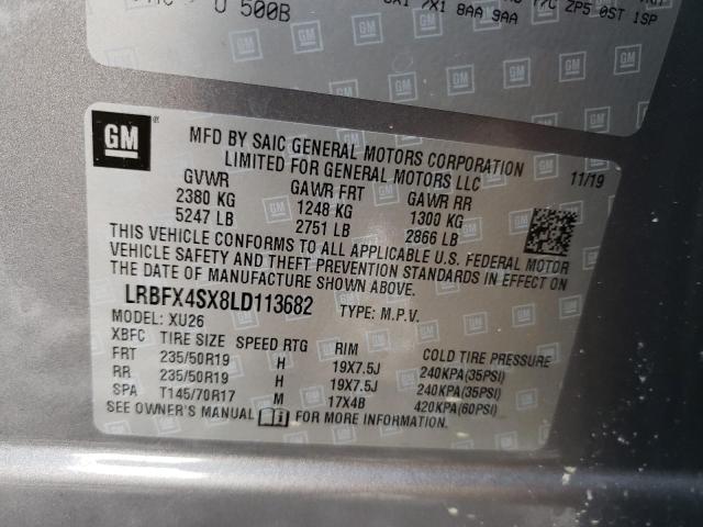 2020 BUICK ENVISION P - LRBFX4SX8LD113682
