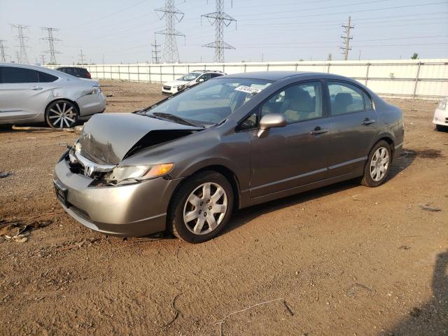 2008 Honda Civic Lx Серый vin: 2HGFA16508H314367