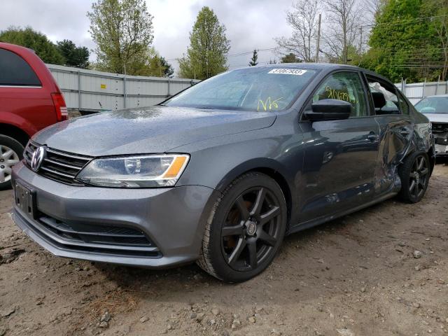 Salvage cars for sale from Copart Mendon, MA: 2015 Volkswagen Jetta Base