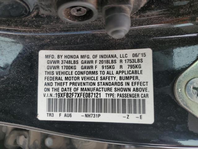 19XFB2F7XFE087121 Honda CIVIC SE