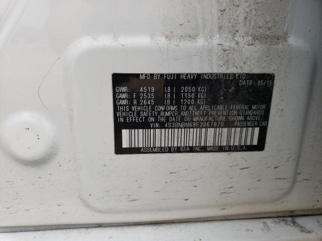 4S3BNBN69F3067870 Subaru Legacy 2.5i Limited
