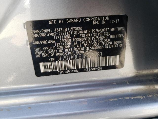 JF2GTADC6J8276283 Subaru Crosstrek Premium