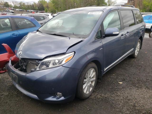 2017 Toyota Sienna Xle VIN: 5TDDZ3DC0HS165343 Lot: 54733733