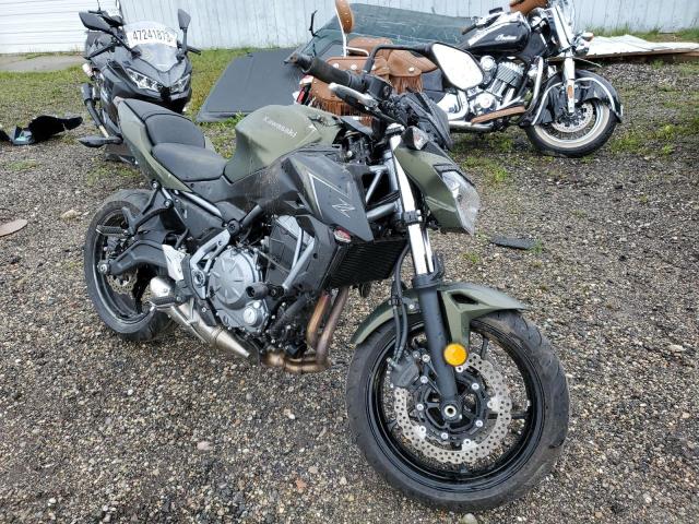 Salvage motorcycles for sale at Davison, MI auction: 2018 Kawasaki ER650 G