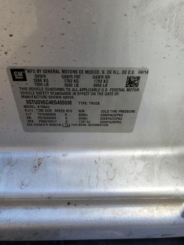 3GTU2VEC4EG435036 GMC Sierra K1500 Slt