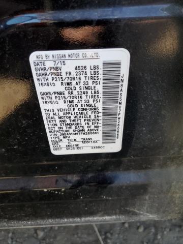JN8AS5MV7FW260665 Nissan Rogue Select S