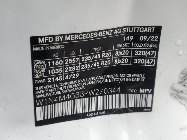 W1N4M4GB3PW270344 Mercedes-Benz GLB 250