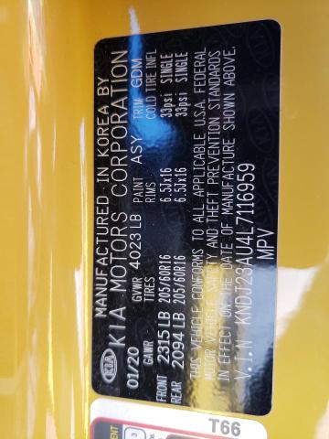 KNDJ23AU4L7116959 KIA SOUL LX