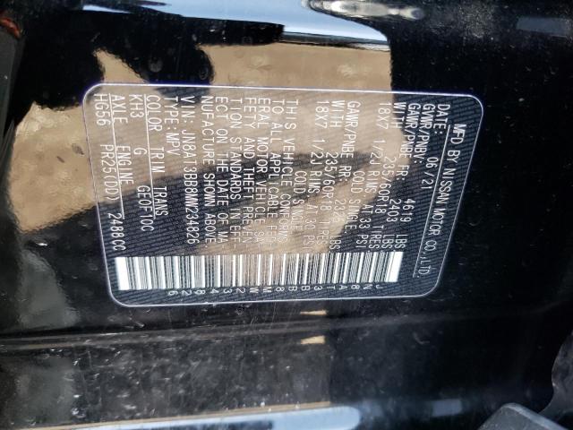 JN8AT3BB8MW234826 Nissan ROGUE SV
