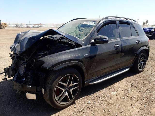 Salvage cars for sale from Copart Phoenix, AZ: 2021 Mercedes-Benz GLE AMG 53 4matic