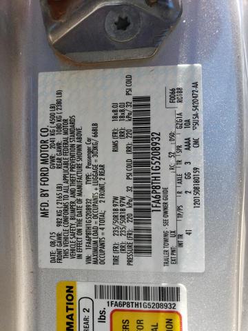1FA6P8TH1G5208932 Ford MUSTANG