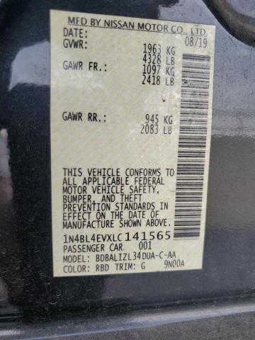 1N4BL4EVXLC141565 Nissan ALTIMA SL