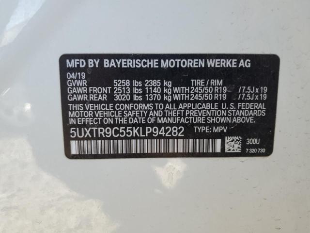 5UXTR9C55KLP94282 BMW X3 Xdrive30i