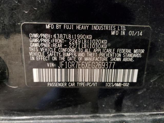 JF1GR7E6XEG269377 Subaru Impreza Wrx