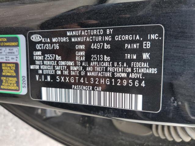 5XXGT4L32HG129564 KIA Optima Lx