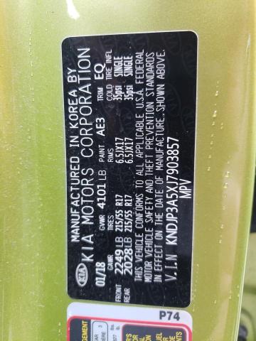 KNDJP3A5XJ7903857 KIA SOUL +