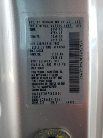 2015 CHEVROLET CITY EXPRE - 3N63M0YN9FK692954